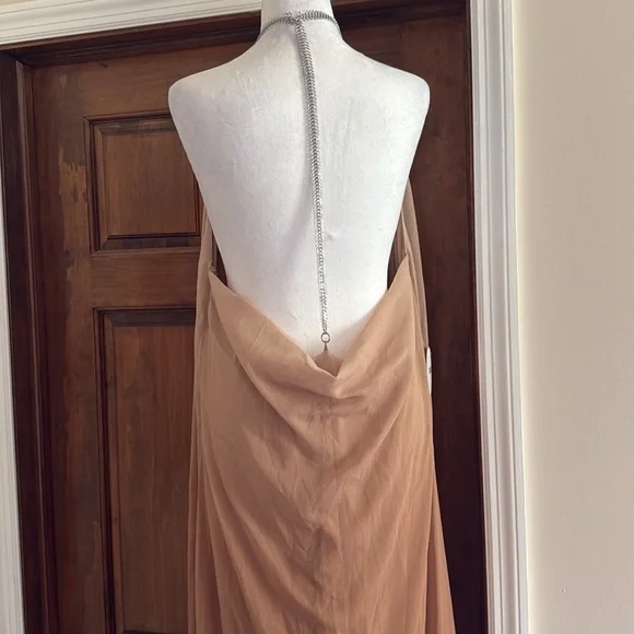 STAUD Positano Maxi Dress Caribbean Ombre Chain Strap NWT $595 XL - Picture 16 of 16